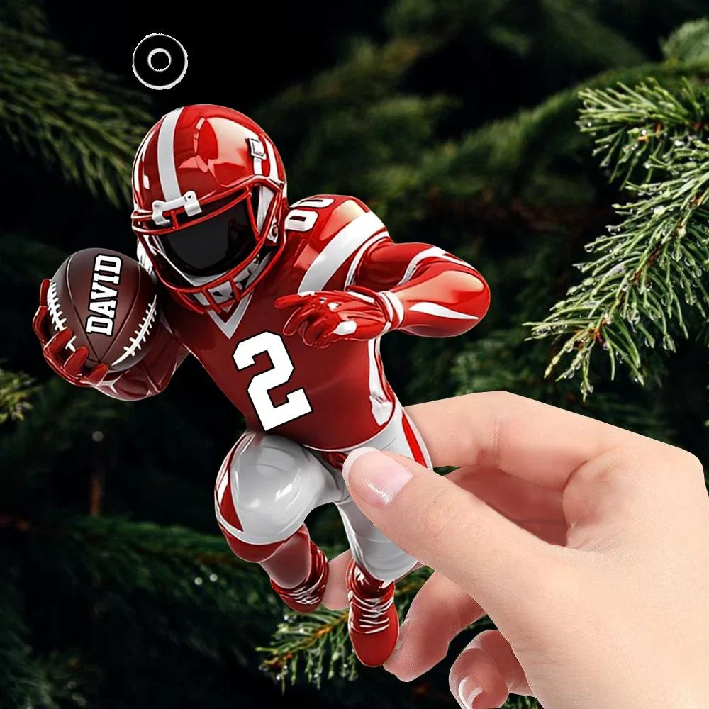 American Football Personalized Ornament - Gift For American Football Lovers