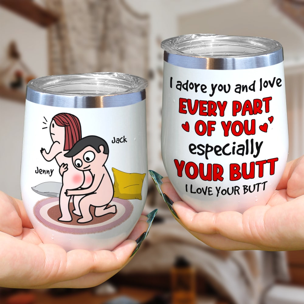 Love Your Butt - Personalized Coffee Mug for Wife, Girlfriend