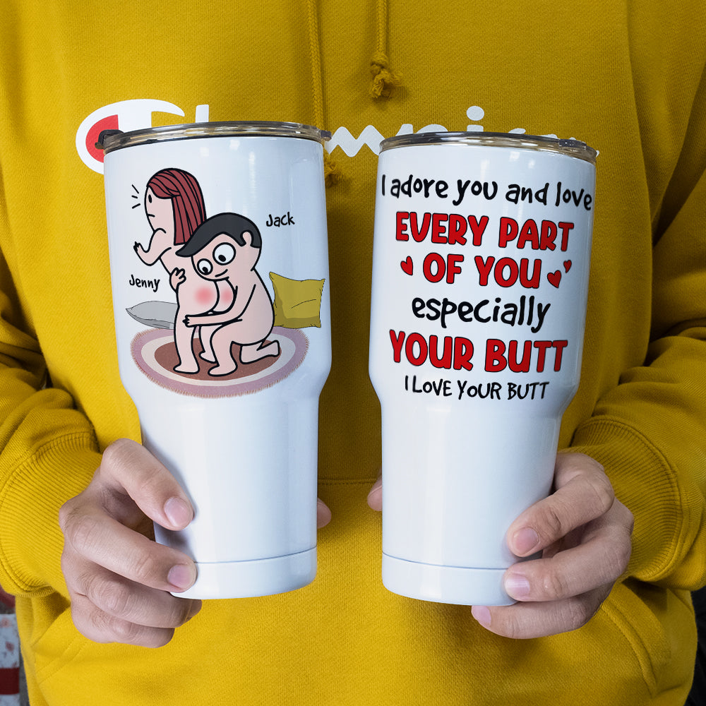 Love Your Butt - Personalized Coffee Mug for Wife, Girlfriend
