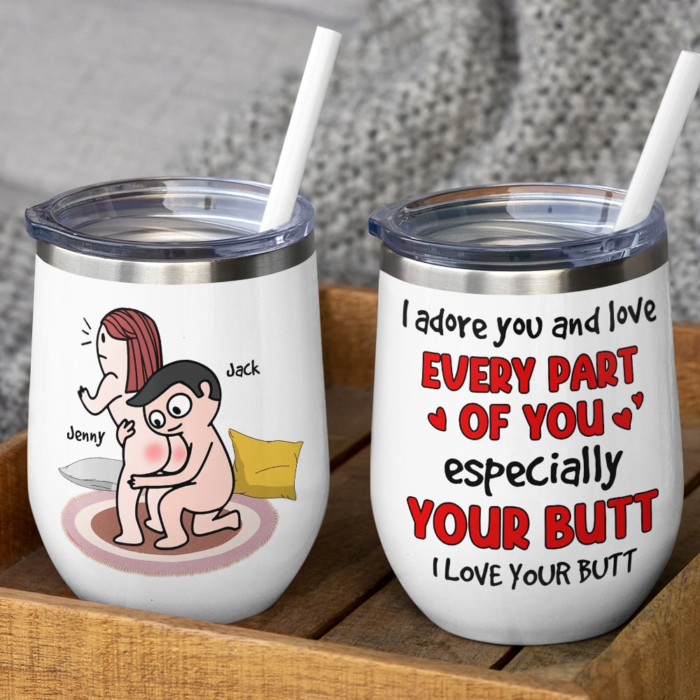 Love Your Butt - Personalized Coffee Mug for Wife, Girlfriend