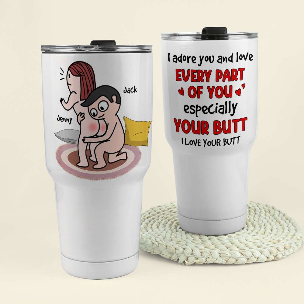 Love Your Butt - Personalized Coffee Mug for Wife, Girlfriend