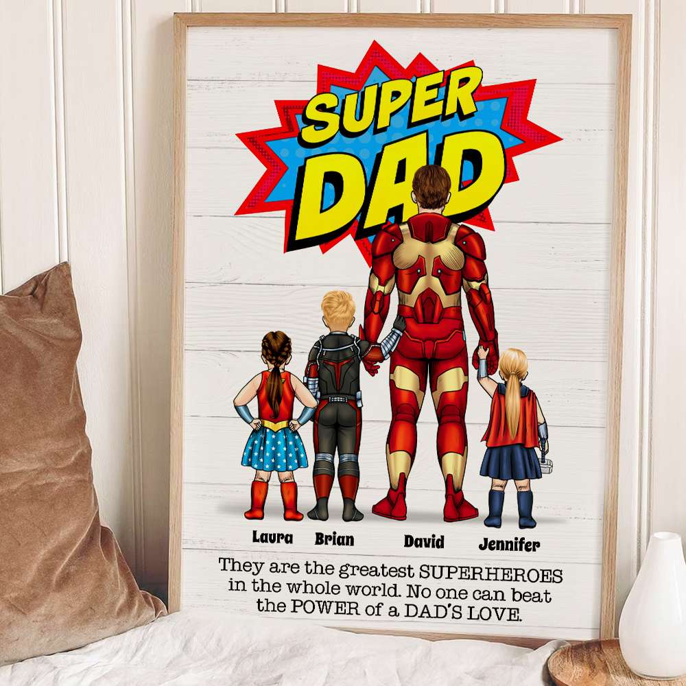 Super Mom Canvas Prints - Personalized Gifts For Mother's Day 04HUDT010323TM